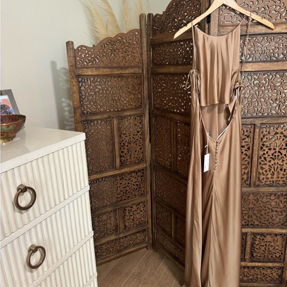 NEW NWT Reformation Jeany Silk Dress - Picture 4 of 6